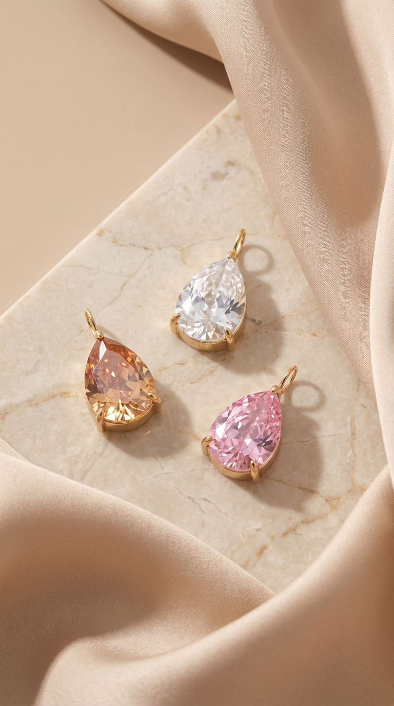 Pendentif Goutte Coloré - SORELYA