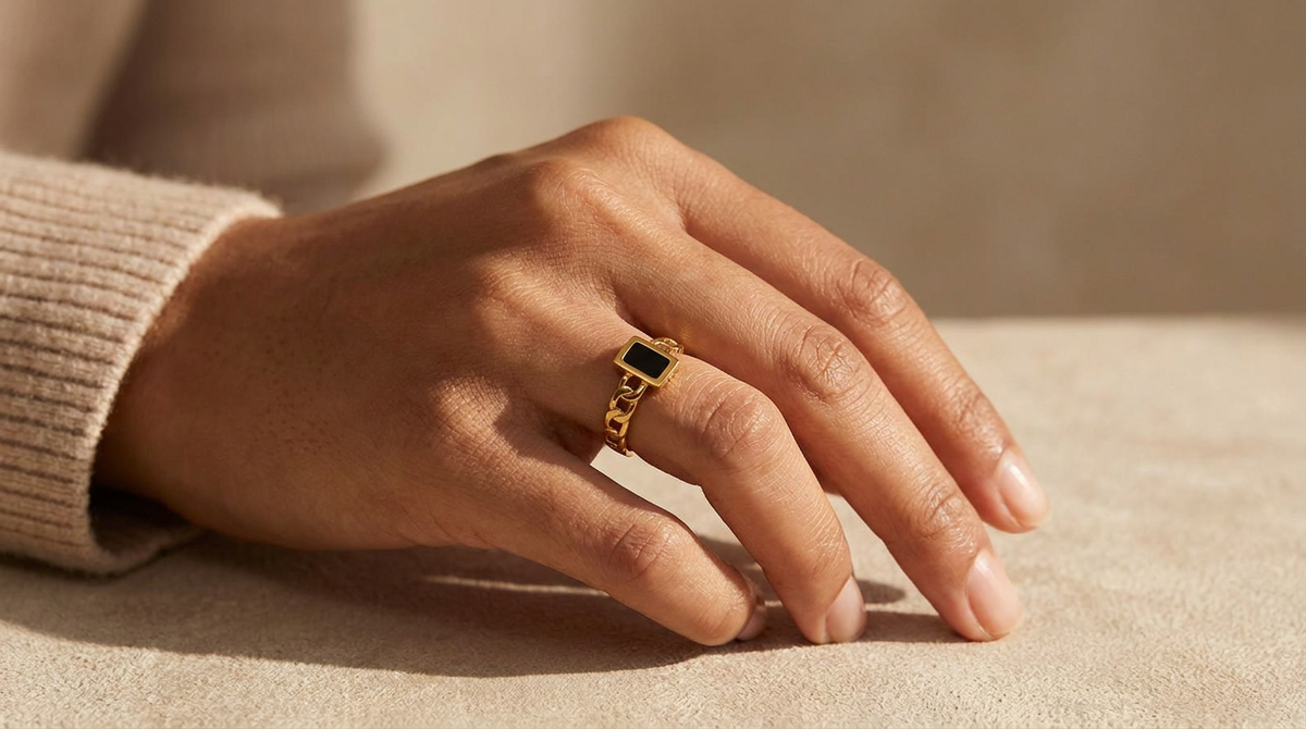 Bague Rectangle Minimaliste - SORELYA