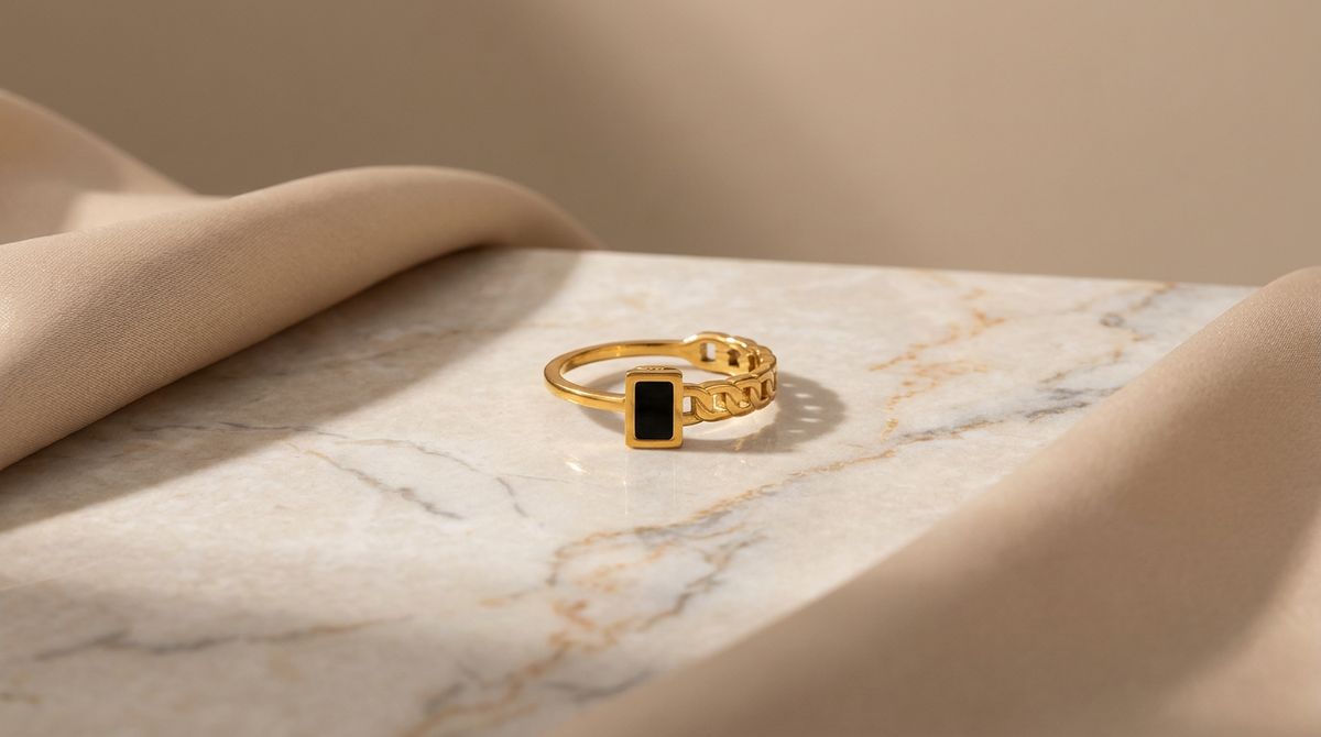 Bague Rectangle Minimaliste - SORELYA