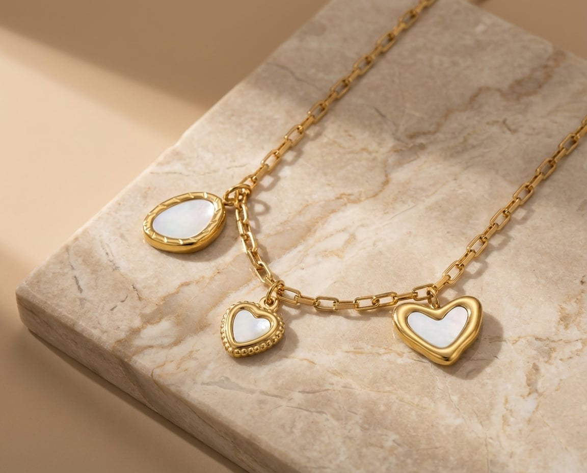 Collier Charms Doré – Personnalisable SORELYA
